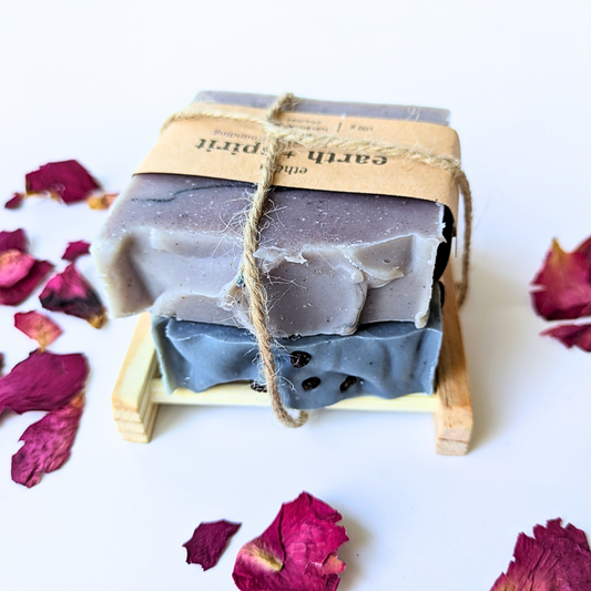 mother's day artisan soap and soap dish combo