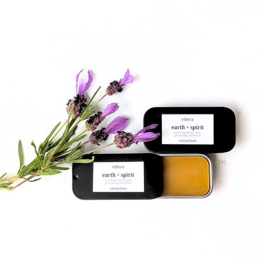 earth + spirit solid perfume