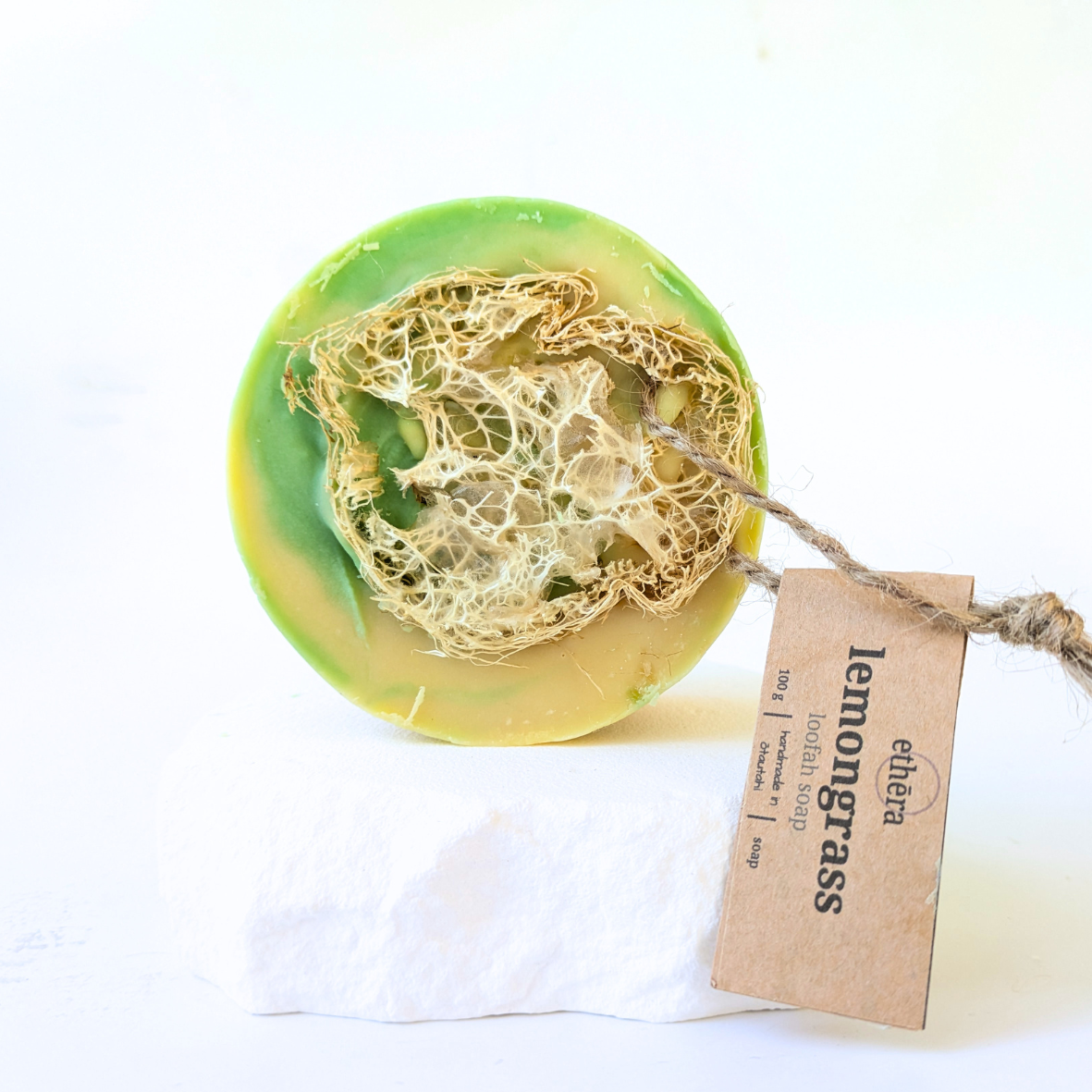 lemongrass loofah soap