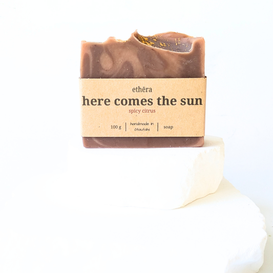 here comes the sun artisan soap