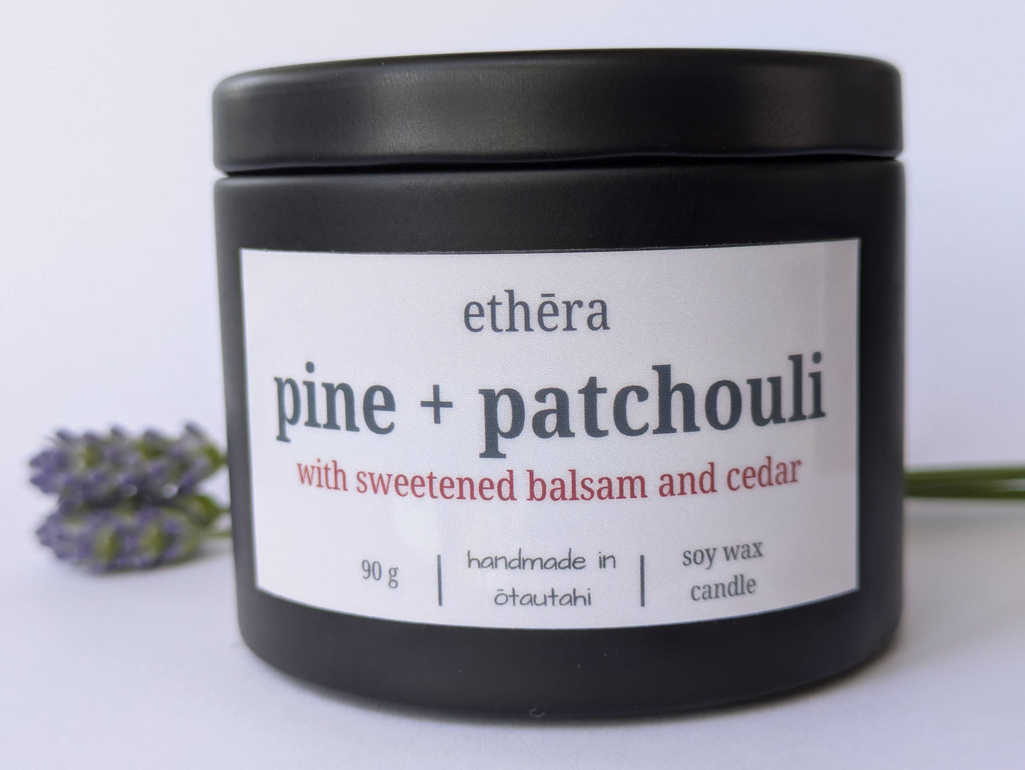 pine + patchouli
