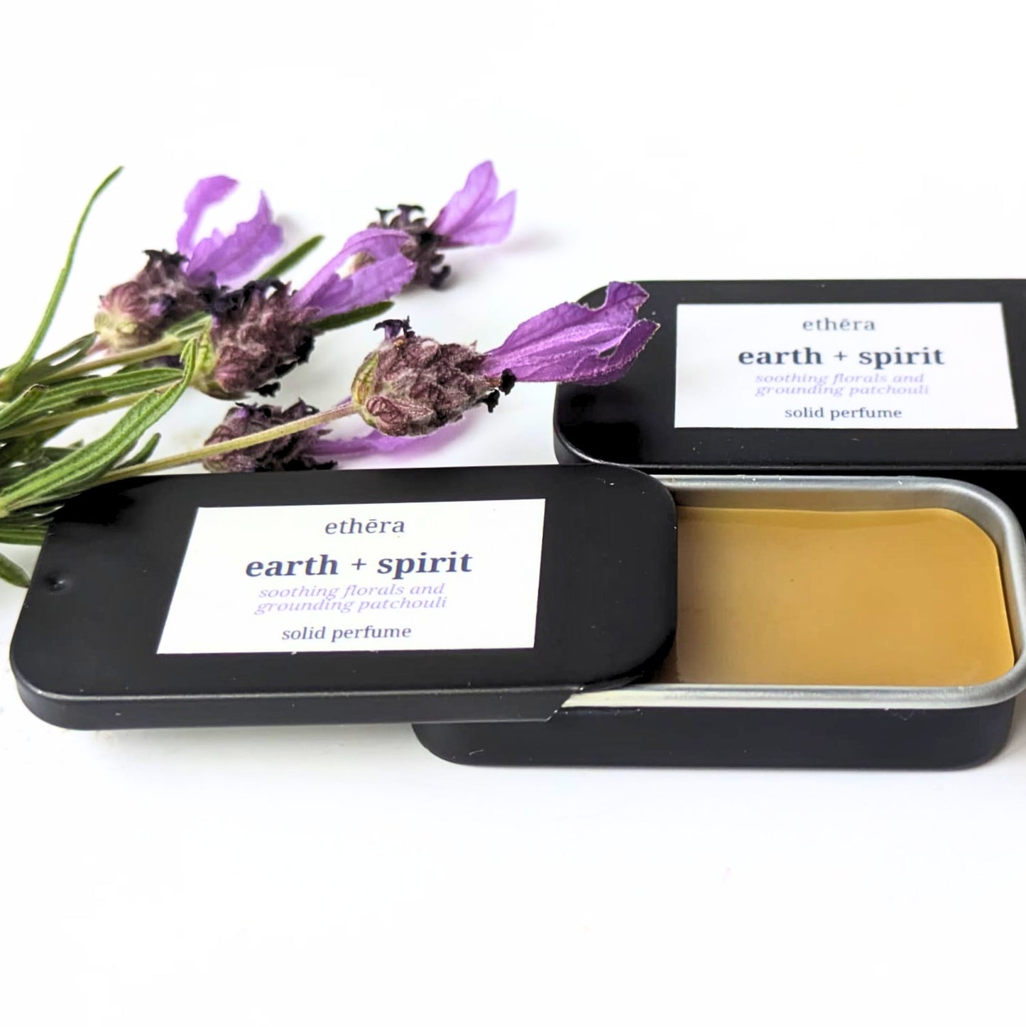 earth + spirit solid perfume