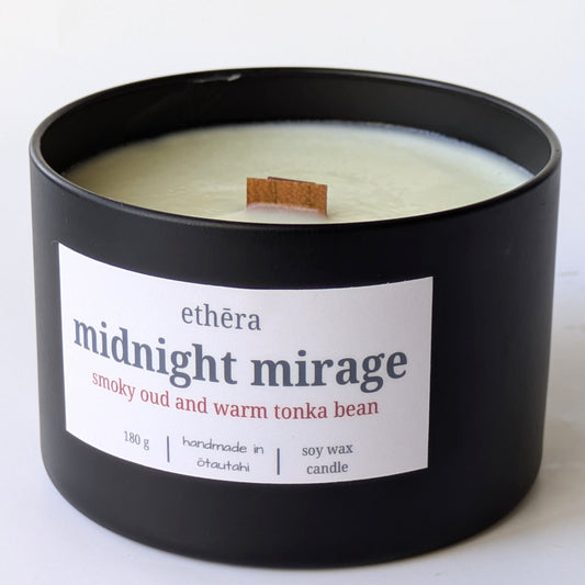 midnight mirage soy wax candle