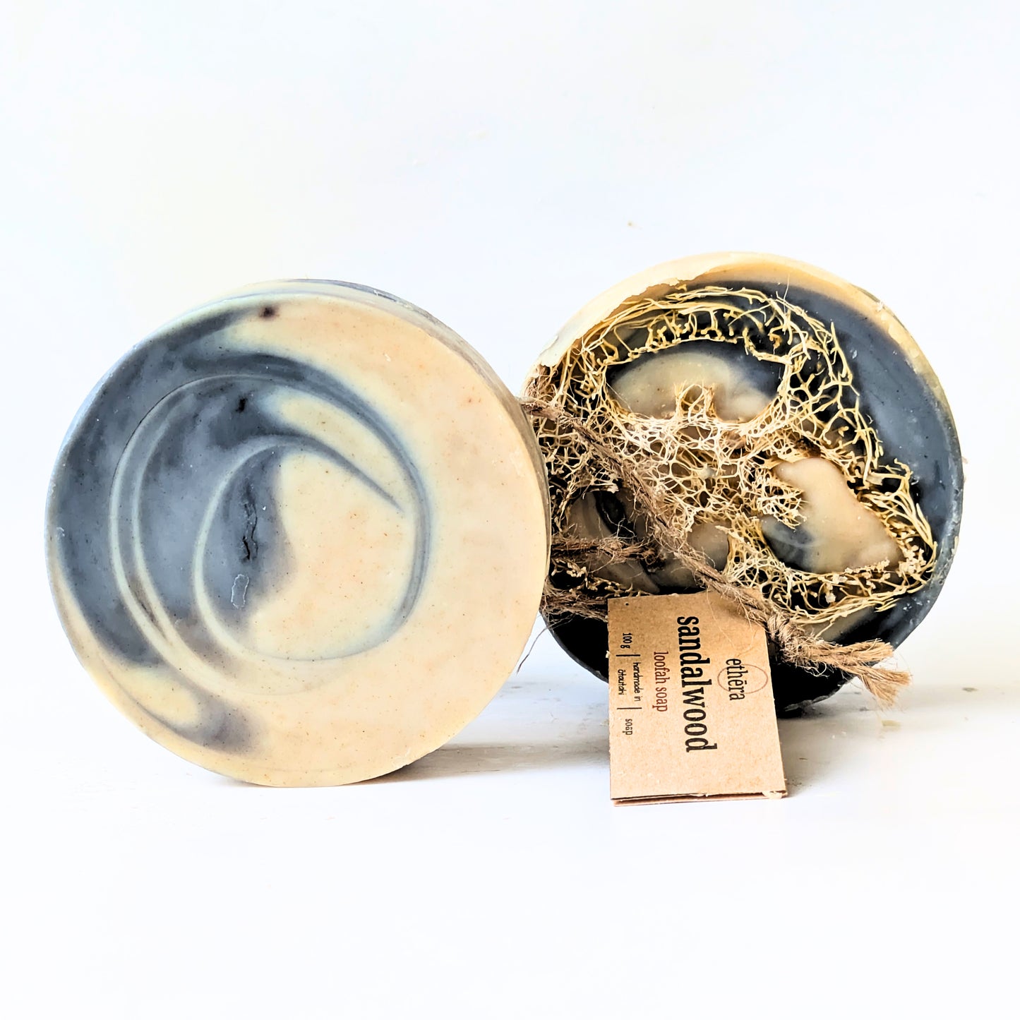 sandalwood loofah soap