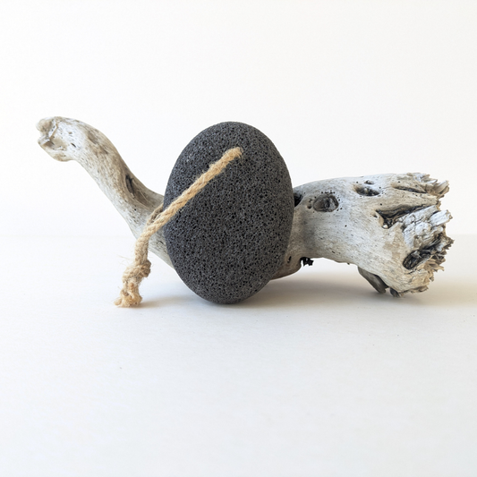 black pumice stone
