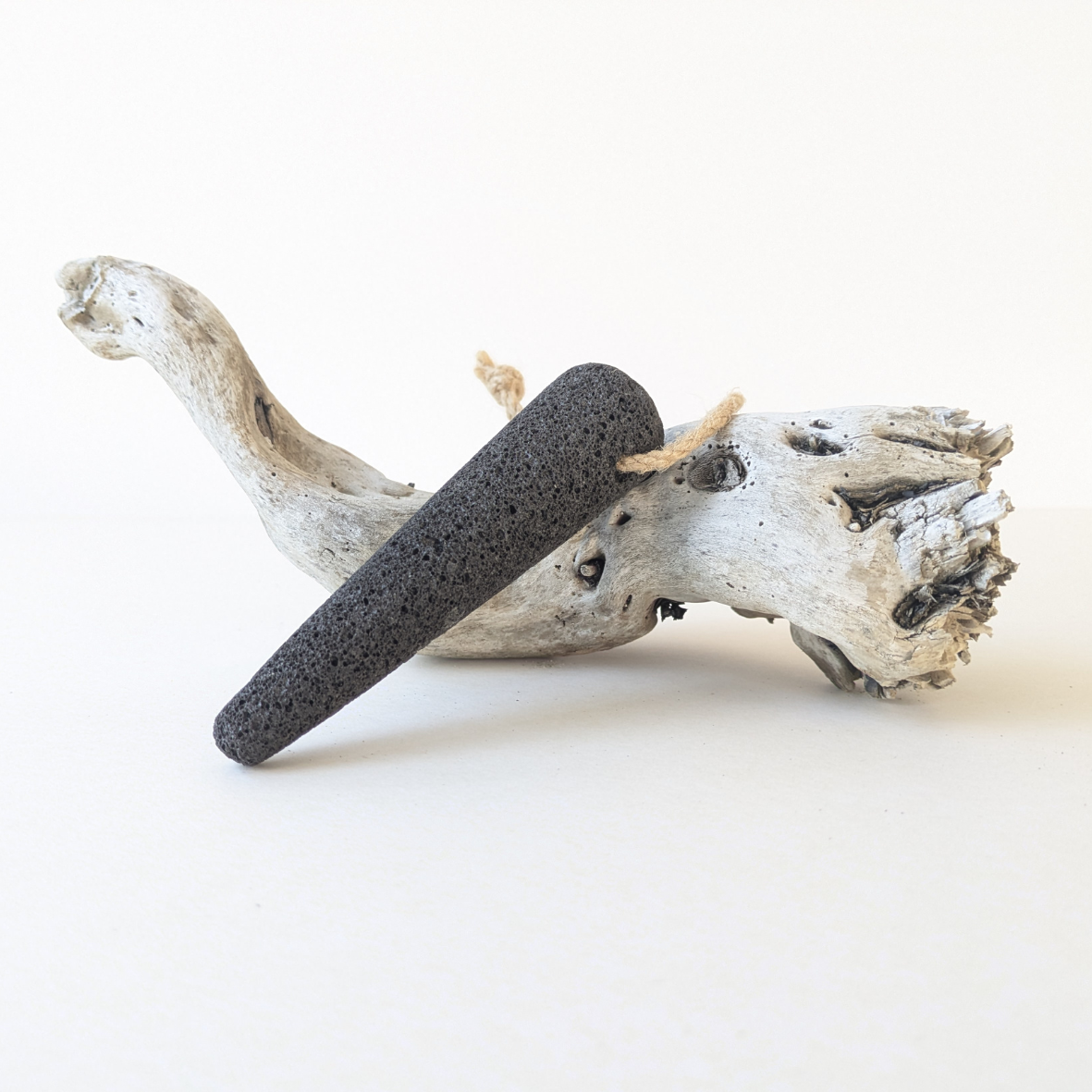 black pumice stone