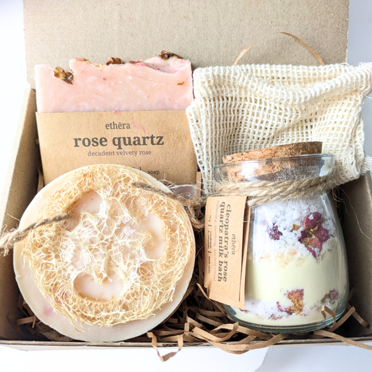 rose quartz pamper giftset