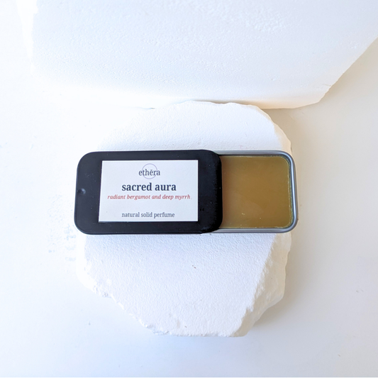 sacred aura solid perfume
