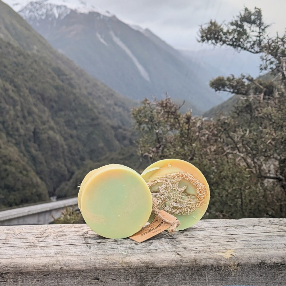 lemongrass loofah soap