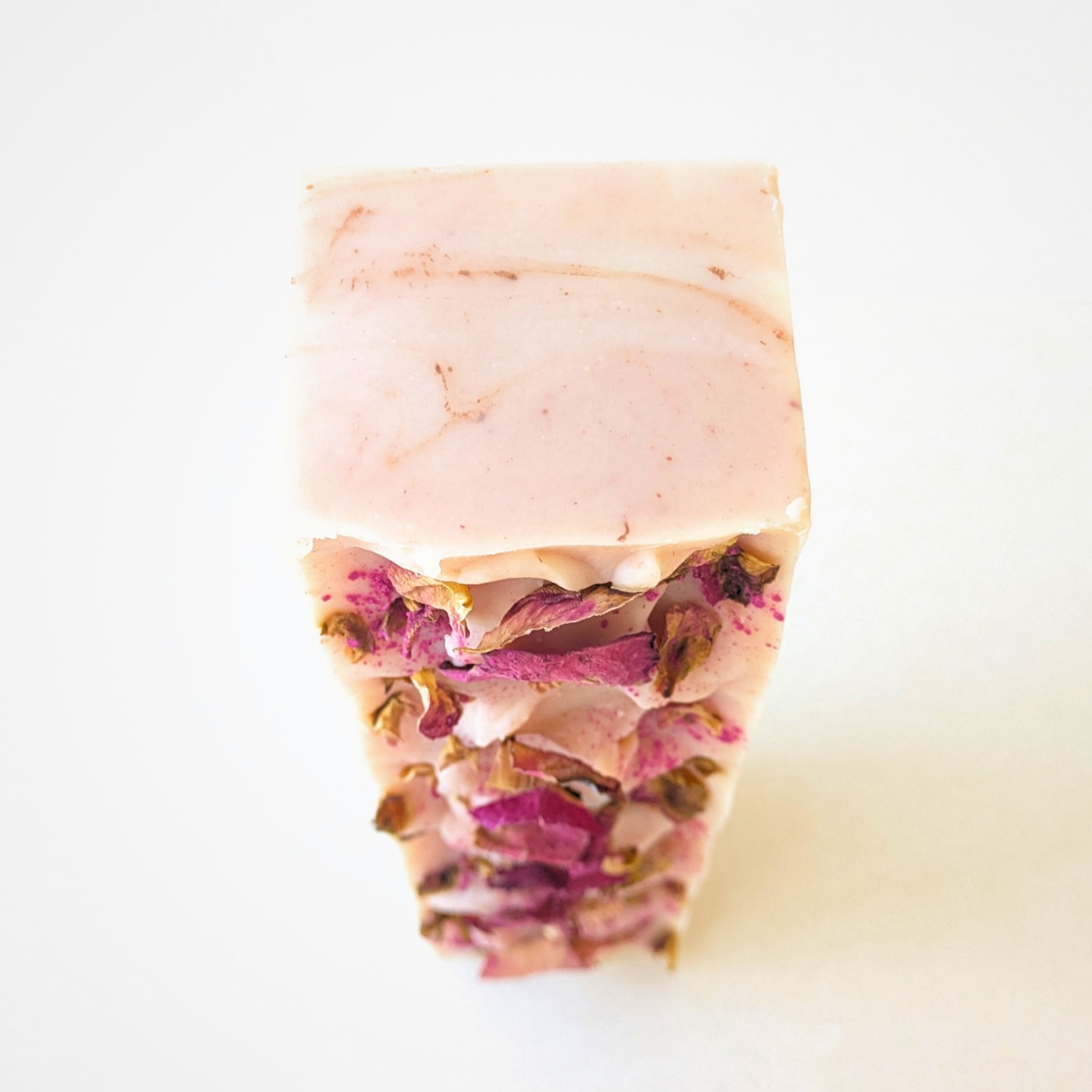rose quartz artisan soap