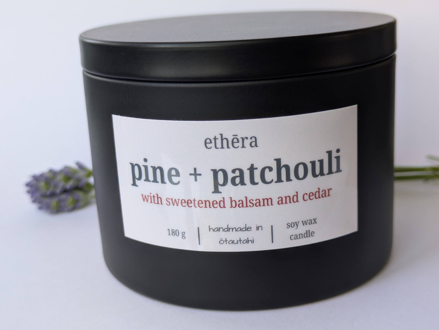 pine + patchouli