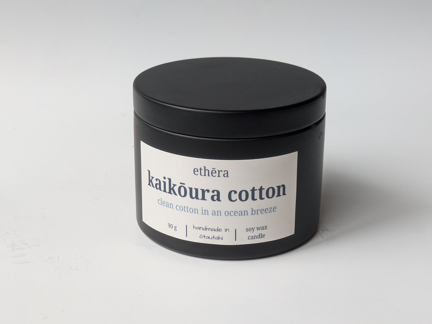 kaikōura cotton soy wax candle