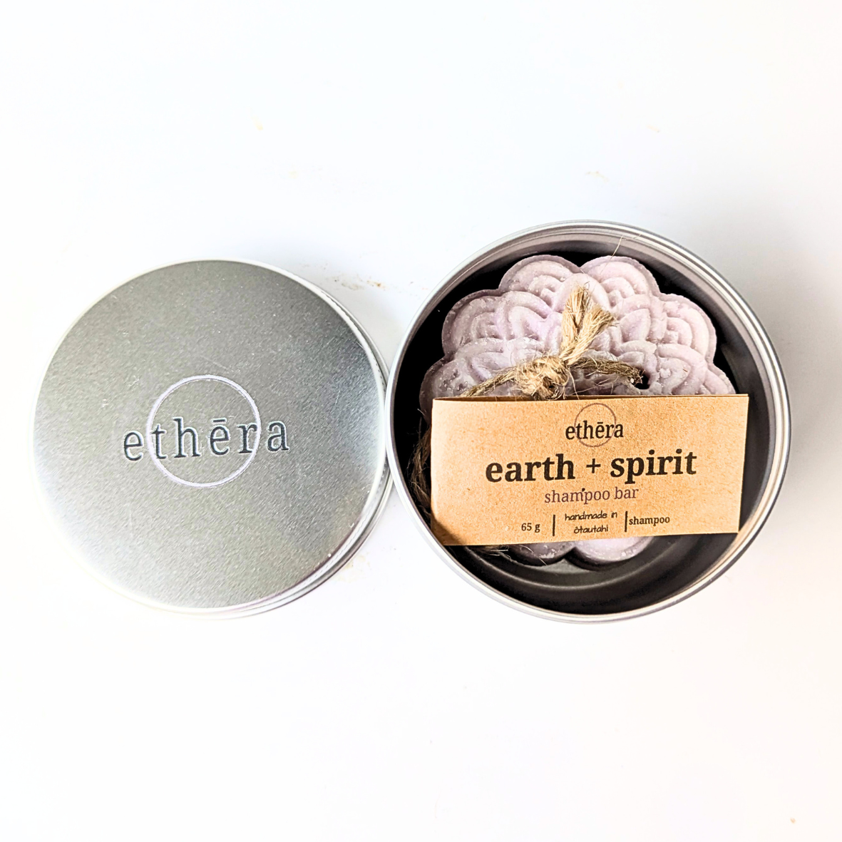 earth + spirit shampoo bar