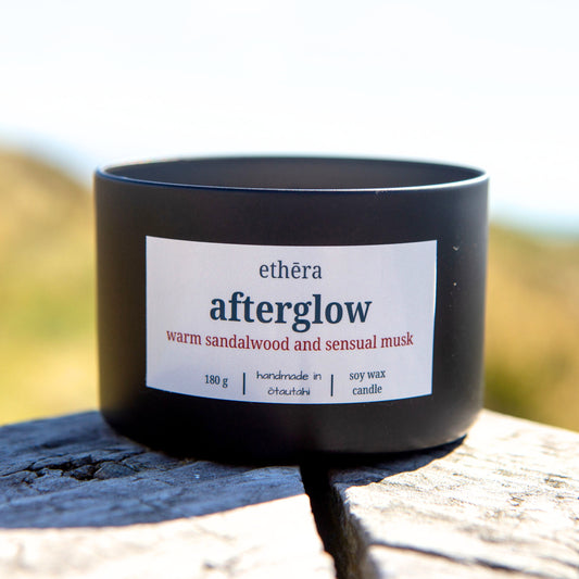 afterglow soy wax candle