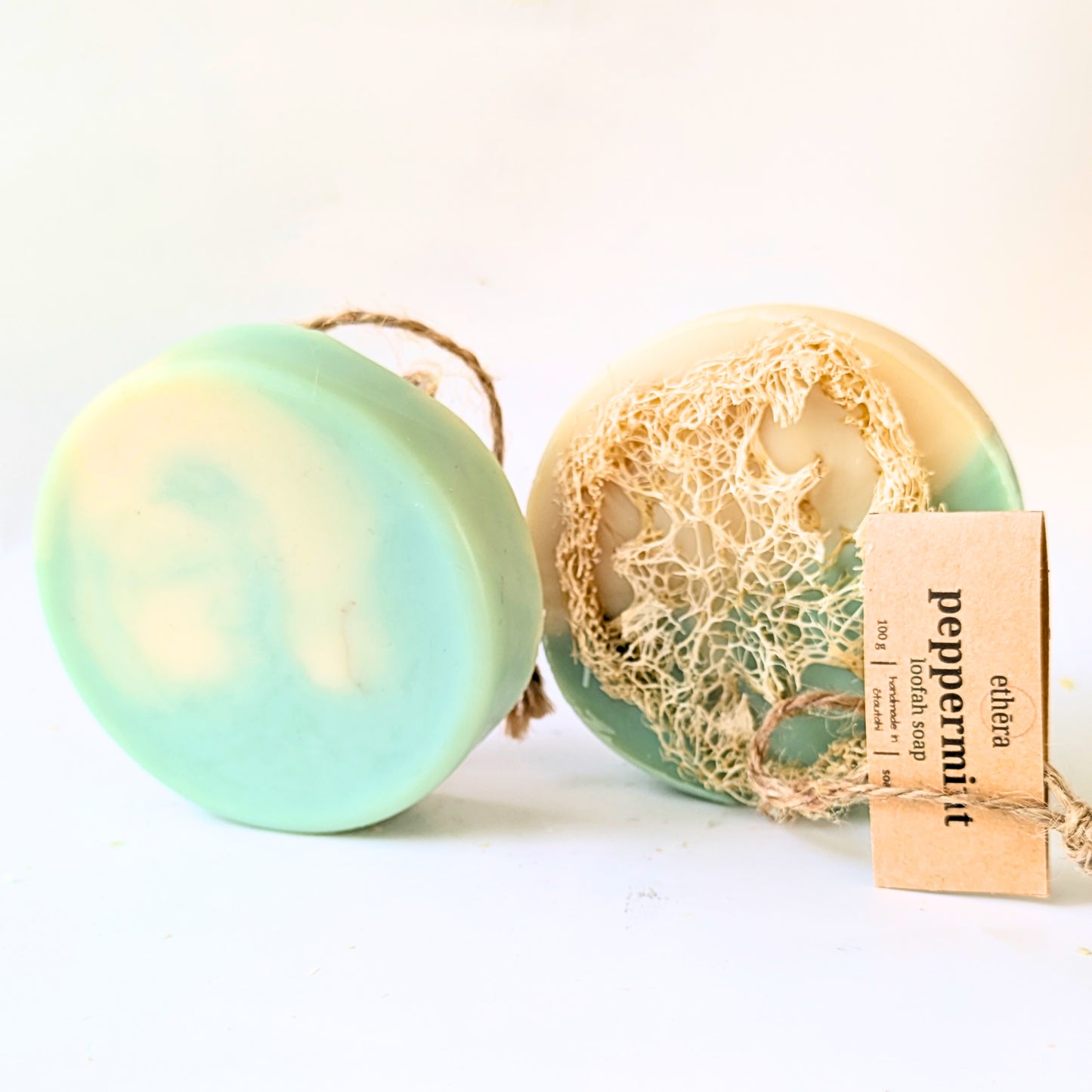 peppermint loofah soap