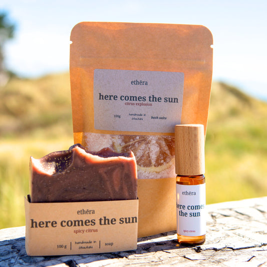 here comes the sun bath salts