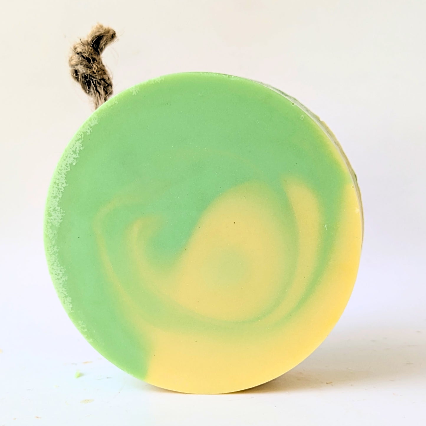lemon + lime loofah soap